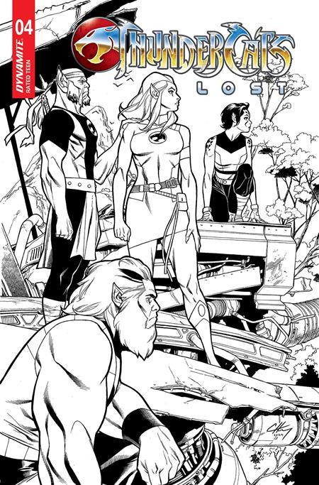 THUNDERCATS LOST #4 CVR H 10 COPY INCV HENRY LINE ART