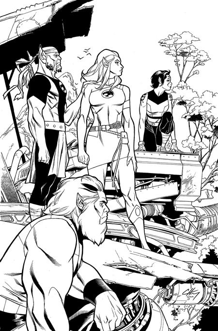 THUNDERCATS LOST #4 CVR J 15 COPY INCV HENRY LINE ART VIRGIN
