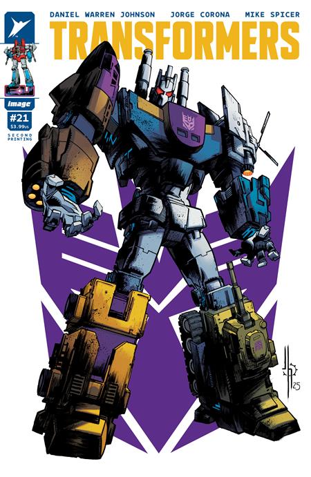 TRANSFORMERS #21 2ND PRINTING CVR A JASON HOWARD DECEPTICON CVR