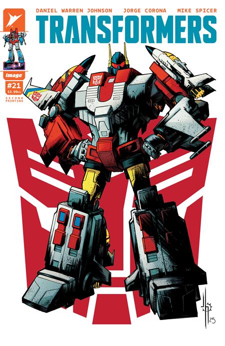 TRANSFORMERS #21 2ND PRINTING CVR B JASON HOWARD AUTOBOT VAR
