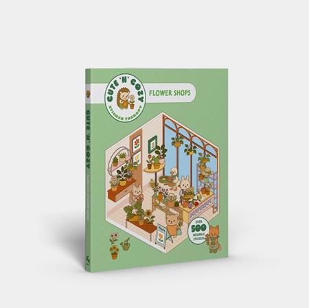CUTE N COZY STICKER THERAPY FLOWER SHOP TP
