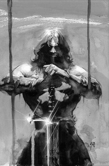 CIMMERIAN XUTHAL OF THE DUSK #2 (OF 3) CVR E INC 1:50 ITO B&W VIRGIN VAR