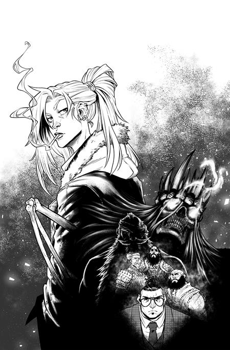 VALHALLAW #2 (OF 5) CVR C INC 1:20 PEDRO RM ANDREO B&W VAR