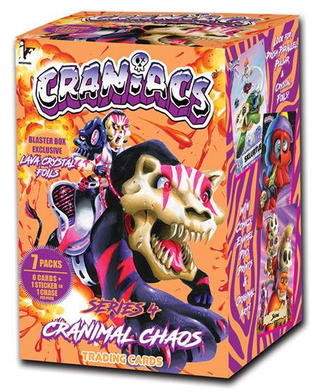 CRANIACS TRADING CARDS SERIES 4 CRANIMAL CHAOS BLASTER BOX