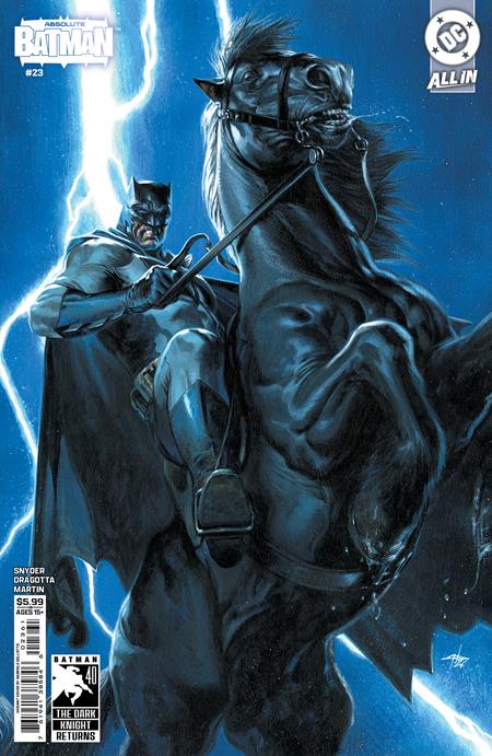 ABSOLUTE BATMAN #23 CVR E GABRIELE DELL OTTO DARK KNIGHT RETURNS 40TH ANNIVERSARY CARD STOCK VAR