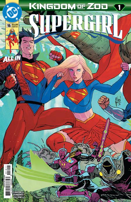 SUPERGIRL #16 CVR A GUILLEM MARCH CONNECTING (KINGDOM OF ZOD)