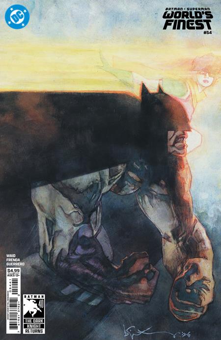 BATMAN SUPERMAN WORLDS FINEST #54 CVR D BILL SIENKIEWICZ DARK KNIGHT RETURNS 40TH ANNIVERSARY CARD STOCK VAR