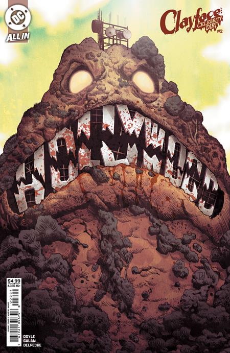 CLAYFACE CELEBRITY DIRT #2 (OF 6) CVR B MIKE DEL MUNDO CARD STOCK VAR