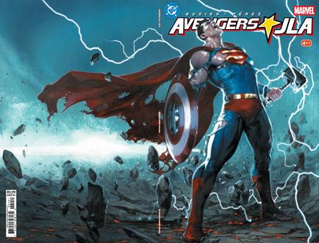 AVENGERS JLA #4 FACSIMILE EDITION CVR E GABRIELE DELL OTTO WRAPAROUND VAR