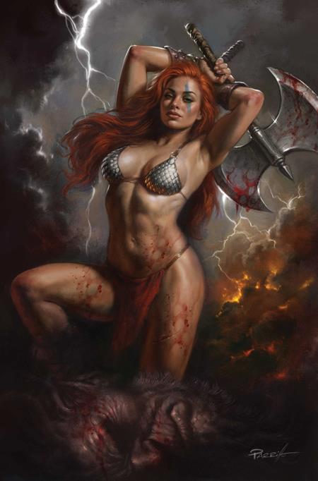 RED SONJA SHE DEVIL WITH A SWORD #4 CVR J INC 1:15 LUCIO PARRILLO VIRGIN VAR