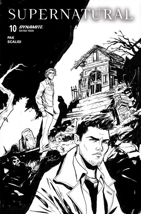 SUPERNATURAL #10 CVR G INC 1:10 DAVID COUSENS LINE ART VAR