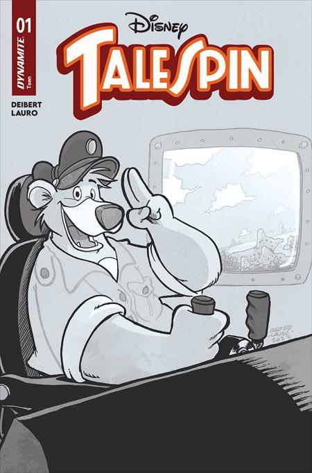 TALESPIN #1 CVR R INC 1:50 CARLO LAURO LINE ART VAR