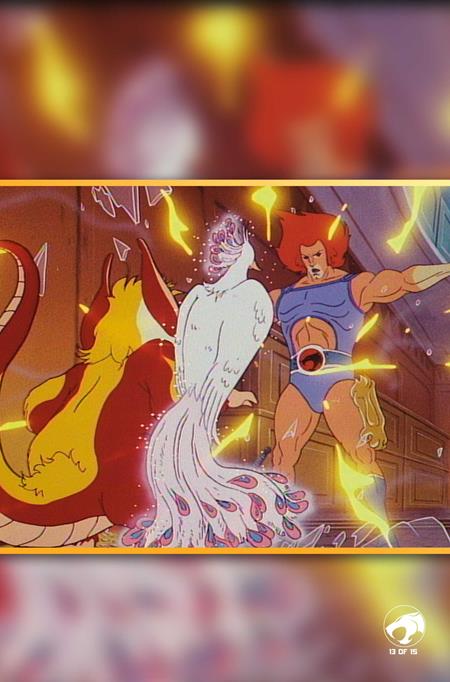 THUNDERCATS X SILVERHAWKS #5 CVR G INC 1:10 ANIMATION ART VIRGIN VAR