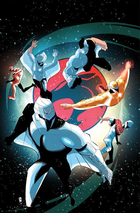 THUNDERCATS X SILVERHAWKS #5 CVR H INC 1:10 GEORGE KAMBADAIS VIRGIN VAR