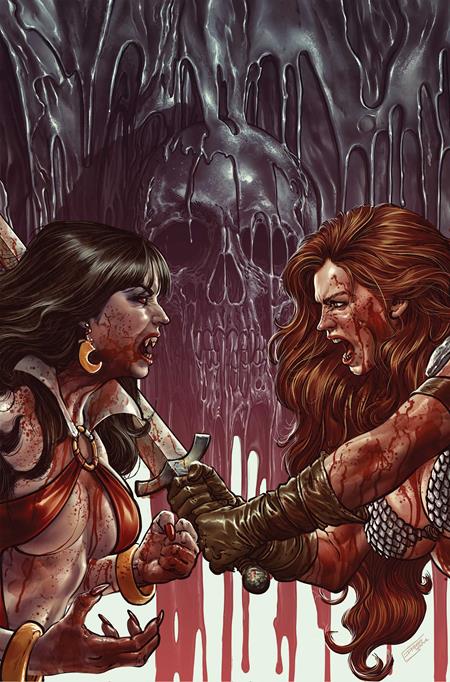 VAMPIRELLA VS RED SONJA RED CITY #1 CVR J INC 1:15 DIEGO YAPUR VIRGIN VAR