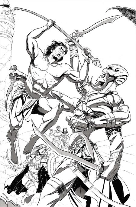 ALTERED STATES WARLORDS #3 CVR L INC 1:7 MARIANO BENITEZ CHAPO LINE ART VIRGIN VARCopy)
