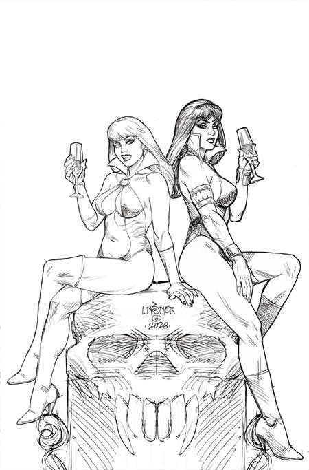 VAMPIRELLA (2026) #5 CVR P INC 1:10 JOSEPH MICHAEL LINSNER LINE ART VIRGIN VAR