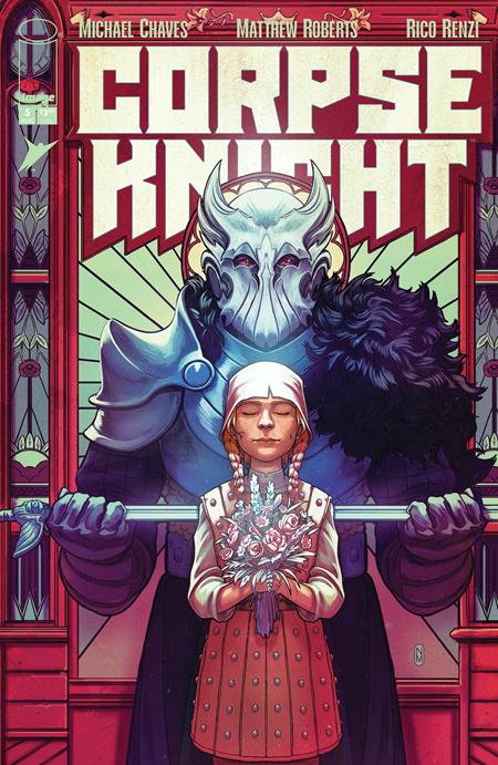 CORPSE KNIGHT #5 (OF 6) CVR D INC 1:25 NIMIT MALAVIA STAINED GLASS VAR