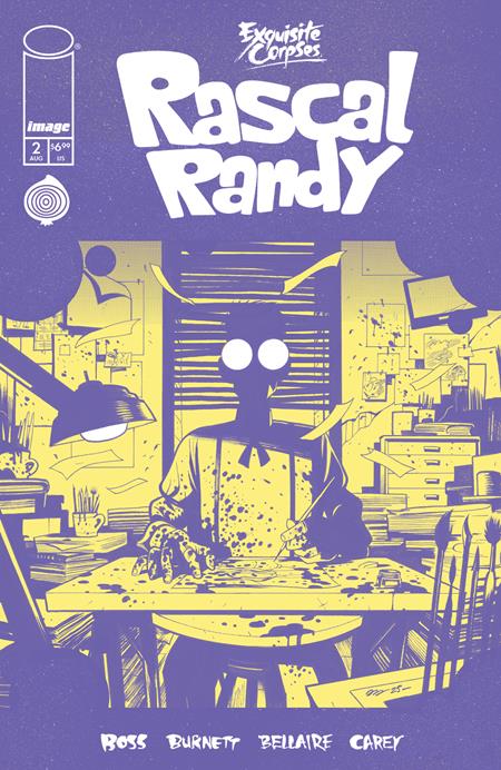EXQUISITE CORPSES RASCAL RANDY #2 (OF 5) CVR C DYLAN BURNETT POLYBAGGED WITH COLLECTIBLE CARD VAR