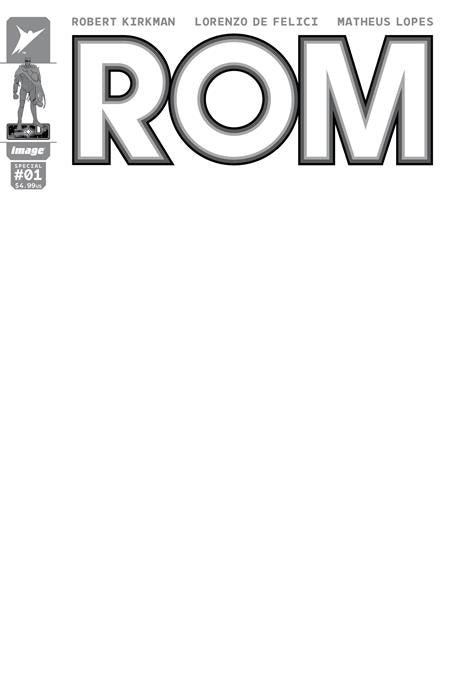 ROM Special #1  Cover E (Blank Sketch Cover)