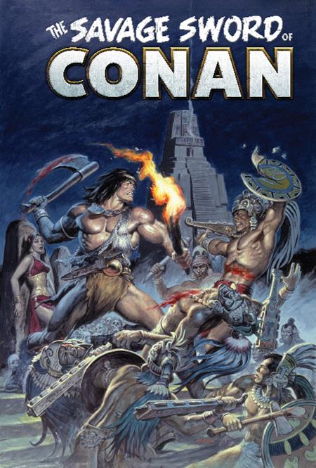 SAVAGE SWORD OF CONAN THE ORIGINAL COMICS OMNIBUS HC VOL 12 EARL NOREM DIRECT MARKET EDITION CVR