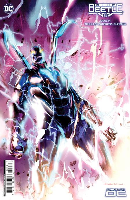 BLUE BEETLE #1 CVR F INC 1:25 Keron Grant CARD STOCK VAR
