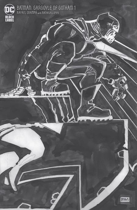 BATMAN GARGOYLE OF GOTHAM #1 (OF 4) CVR H INC 1:250 FRANK MILLER VAR