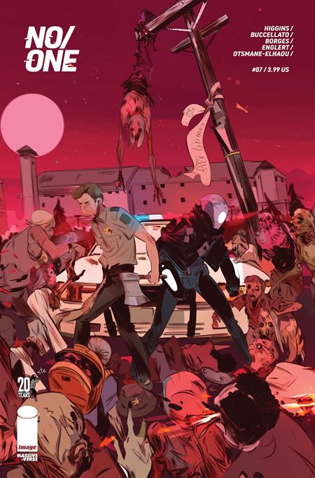 NO ONE #7 (OF 10) CVR D STEFANO SIMEONE TWD 20 ANNV TEAM UP VAR