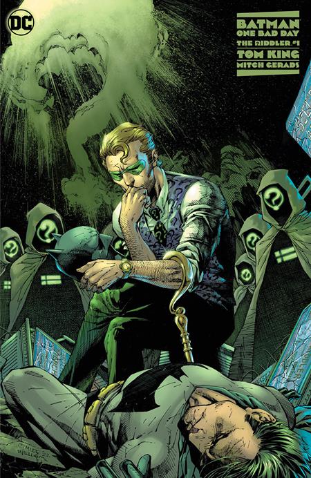 BATMAN DAY 2024 - BATMAN ONE BAD DAY THE RIDDLER HC VARIANT DUST JACKET