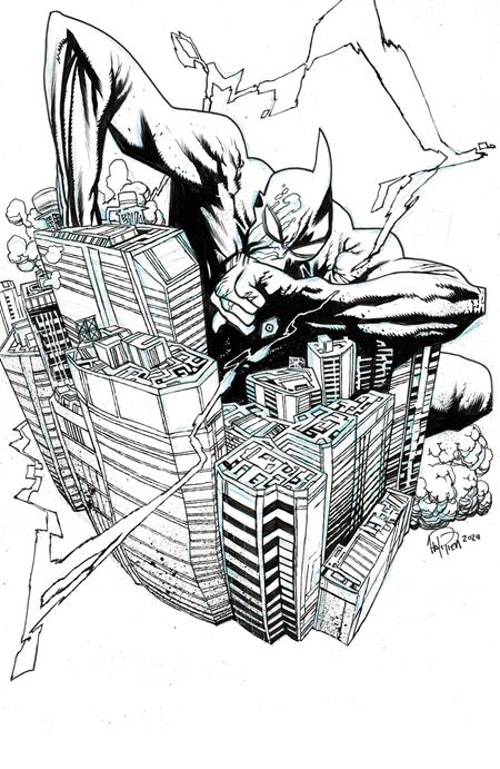ULTRAMEGA BY JAMES HARREN #5 (OF 8) CVR D INC 1:25 JAMES HARREN B&W VAR