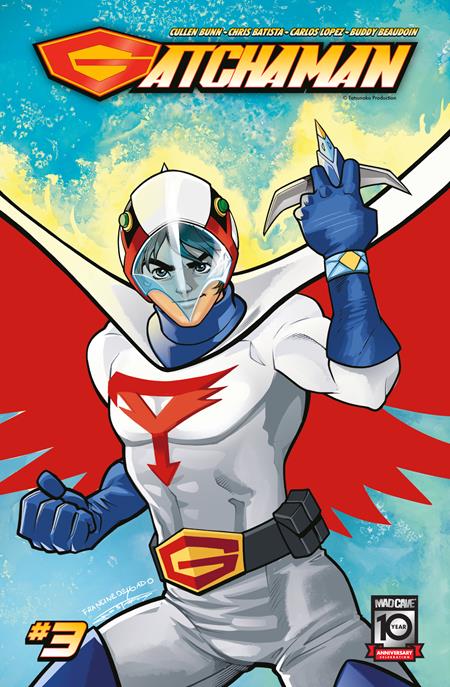 GATCHAMAN #3 CVR C INC 1:10 FRANCINE DELGADO KEN THE EAGLE VAR