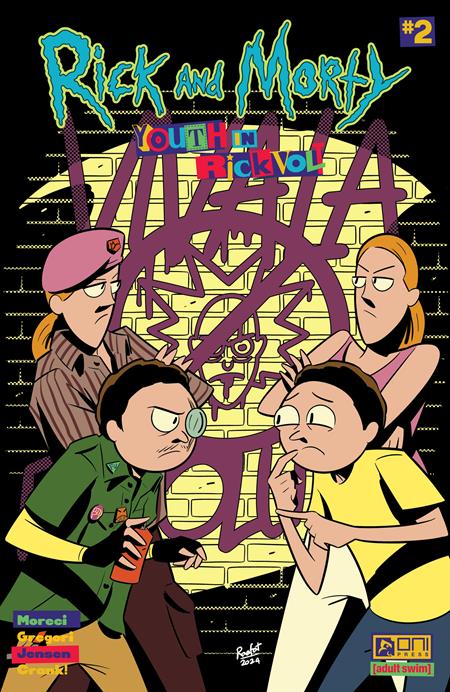 RICK AND MORTY YOUTH IN RICKVOLT #2 CVR B AHMED RAAFAT VAR
