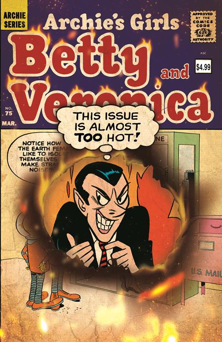 ARCHIE FACSIMILE #8 BETTY AND VERONICA #75 CVR B BOB WHITE & DAN DECARLO RETRO ART VAR
