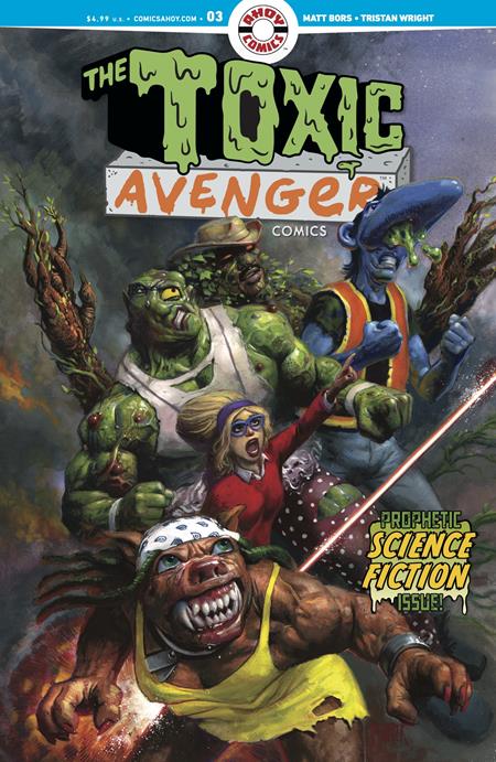 TOXIC AVENGER COMICS #3 CVR A FRED HARPER