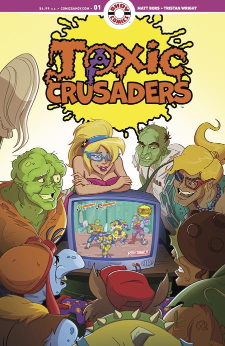 TOXIC CRUSADERS #1 (OF 5) CVR C 5 COPY RETROWARE GAME ART VAR