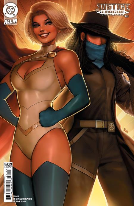 JUSTICE LEAGUE UNLIMITED #11 CVR B NATHAN SZERDY CARD STOCK VAR
