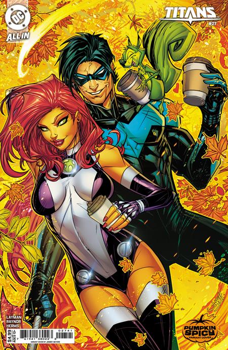 TITANS #27 CVR D JONBOY MEYERS PUMPKIN SPICY CARD STOCK VAR