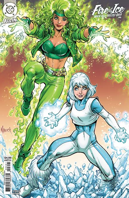 FIRE & ICE WHEN HELL FREEZES OVER #6 (OF 6) CVR B TODD NAUCK CARD STOCK VAR