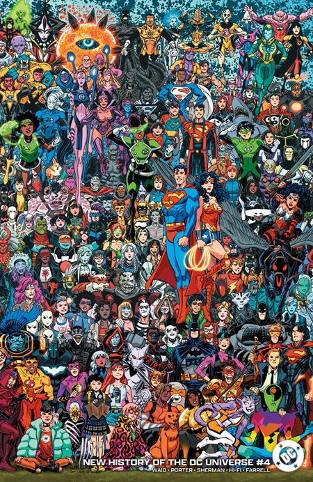 NEW HISTORY OF THE DC UNIVERSE #4 (OF 4) CVR D SCOTT KOBLISH LEGACY CARD STOCK VAR