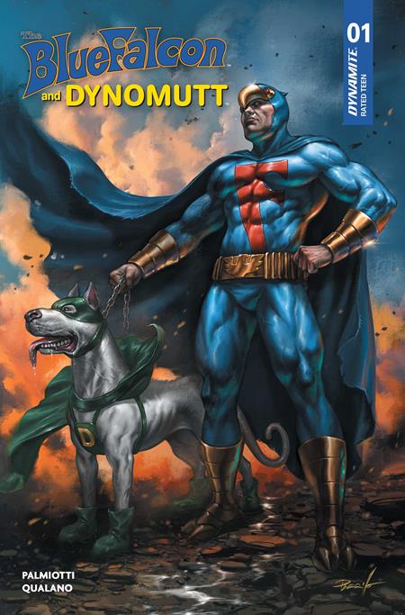 BLUE FALCON & DYNOMUTT #1 CVR E LUCIO PARRILLO FOIL