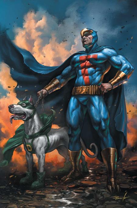 BLUE FALCON & DYNOMUTT #1 CVR F LUCIO PARRILLO FOIL VIR