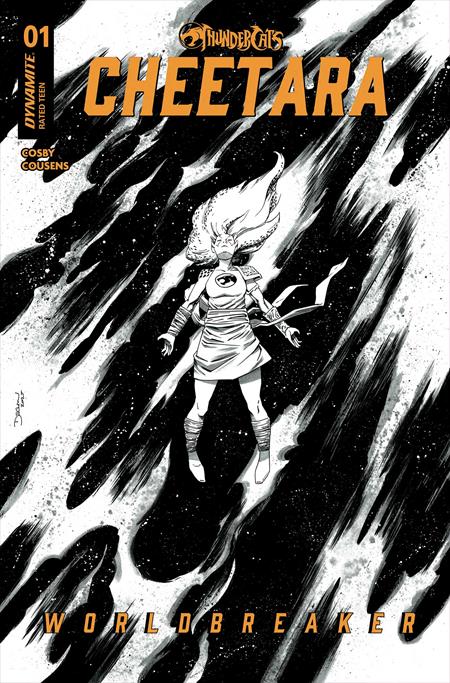 CHEETARA WORLDBREAKER #1 CVR L INC 1:10 DECLAN SHALVEY LINE ART VAR