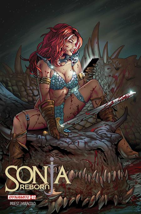 SONJA REBORN #2 CVR D GREG LAND