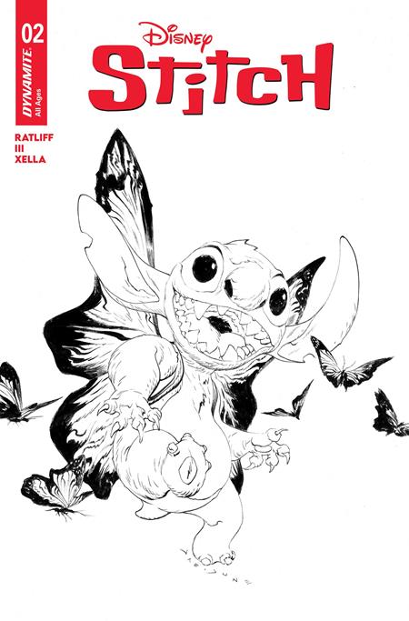 STITCH #2 CVR G 10 COPY INCV JAE LEE LINE ART