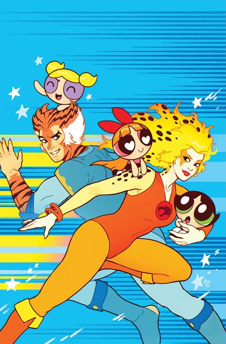 THUNDERCATS POWERPUFF GIRLS #3 CVR F GANUCHEAU METAL PREMIUM CVR