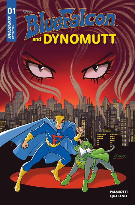 BLUE FALCON & DYNOMUTT #1 CVR R INC 1:5 AMANDA CONNER FOIL FOC BONUS VAR