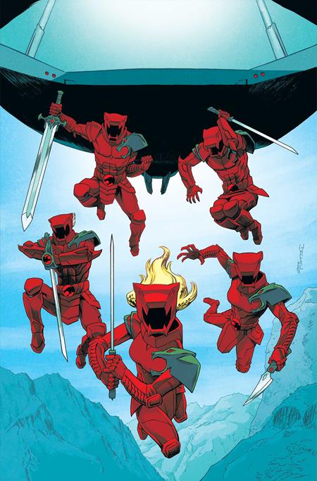 THUNDERCATS #18 CVR V INC 1:10 DECLAN SHALVEY FOIL VIRGIN FOC BONUS VAR