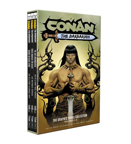 CONAN THE BARBARIAN TP VOL 01-03 SLIPCASE SET DIRECT MARKET EDITION JAE LEE CVR