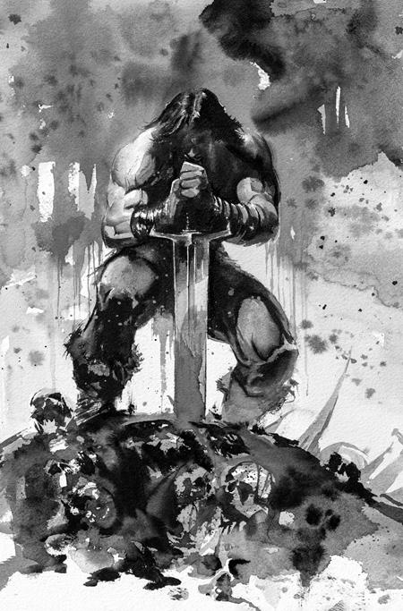 CIMMERIAN XUTHAL OF THE DUSK #3 (OF 3) CVR E INC 1:50 ITO B&W VIRGIN VAR