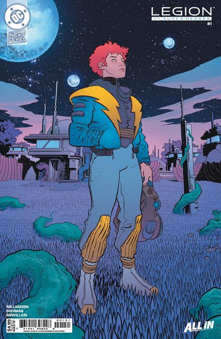 LEGION OF SUPER-HEROES #1 CVR E HAYDEN SHERMAN CARD STOCK VAR